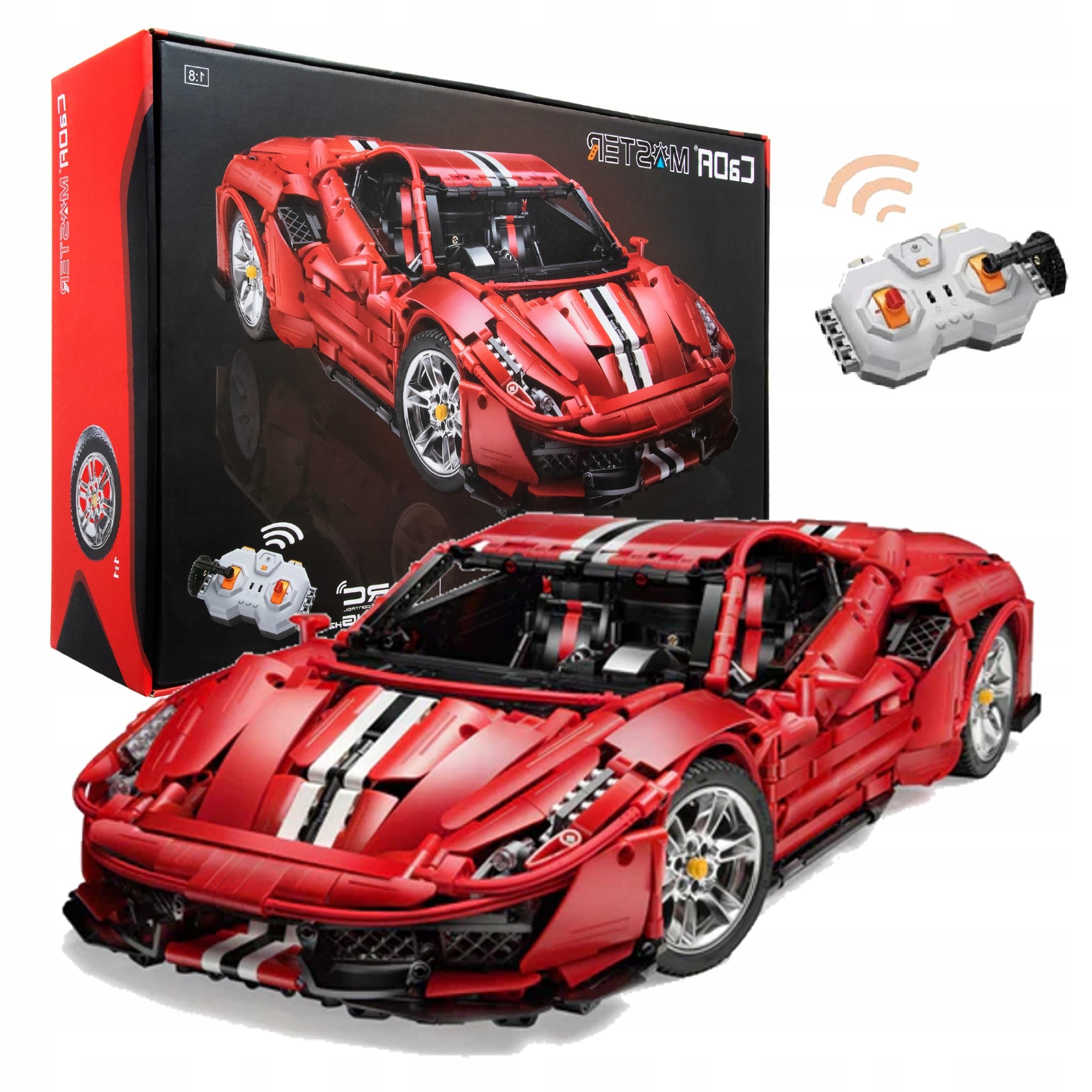 

Klocki Technic Ferrari F8 Duża Sterowana 3187 El