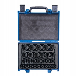 NASADKI UDAROWE 6-KĄT. 1/2' 8 - 36mm , 27 SZT.