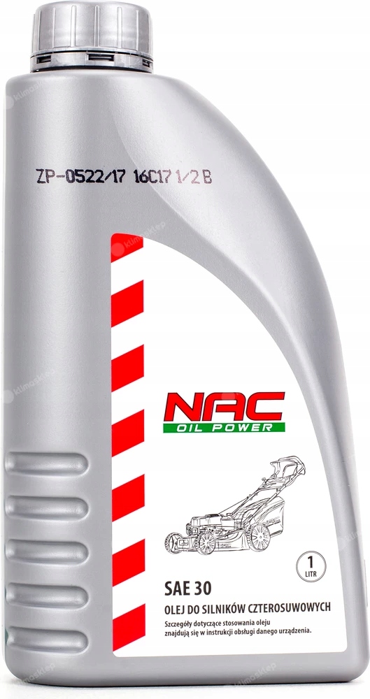 

Nac SAE30 0,6l Olej silnikowy do kosiarek Oryginał