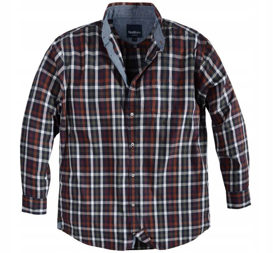 North 56 4 Velká košile Autumn 5XL obvod 162 cm