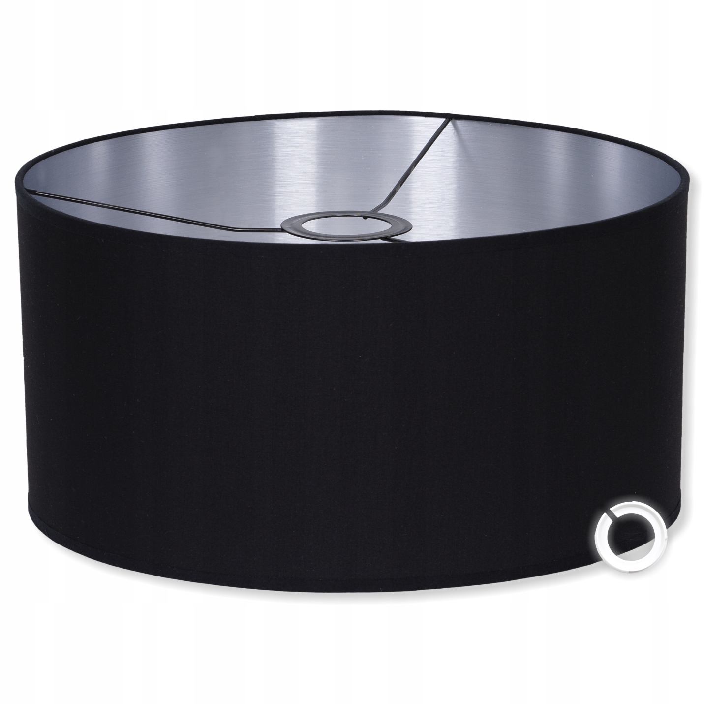 Černý Stříbrný Stínidlo pro závěsnou stojací lampu