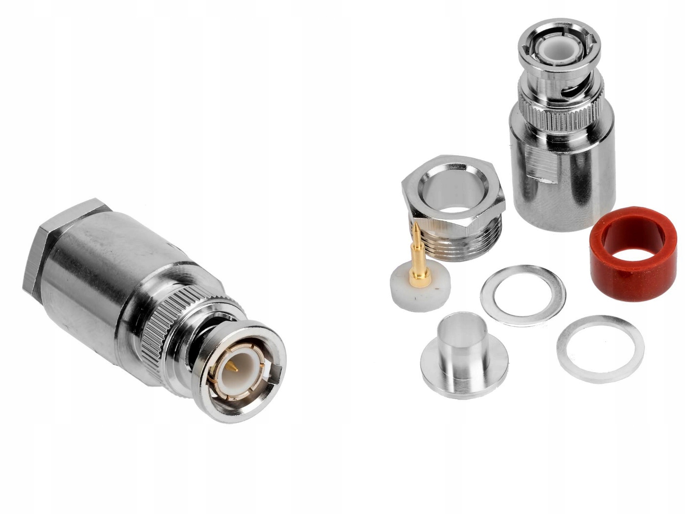 WTYK BNC SKRĘCANY na RG-213 RF-10 H-1000 PTFE/Gold