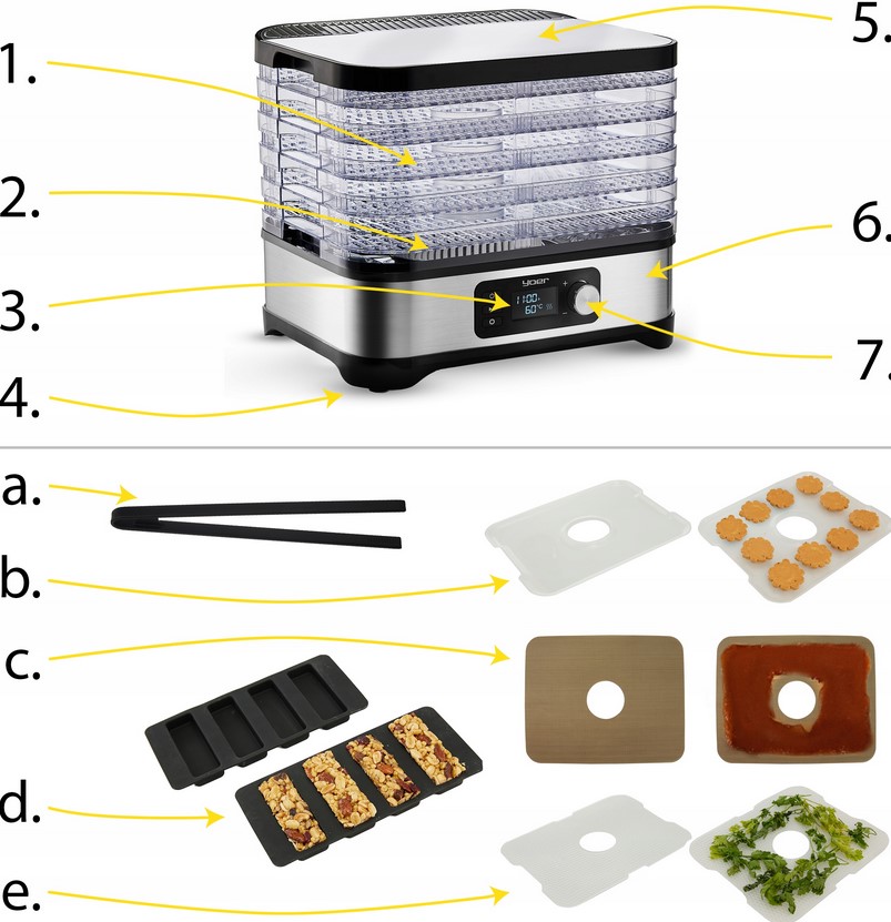 SUSZARKA XXL DO GRZYBÓW WARZYW OWOCÓW ZIÓŁ MIĘSA TERMOOBIEG BPA Free TIMER Model VitaSave