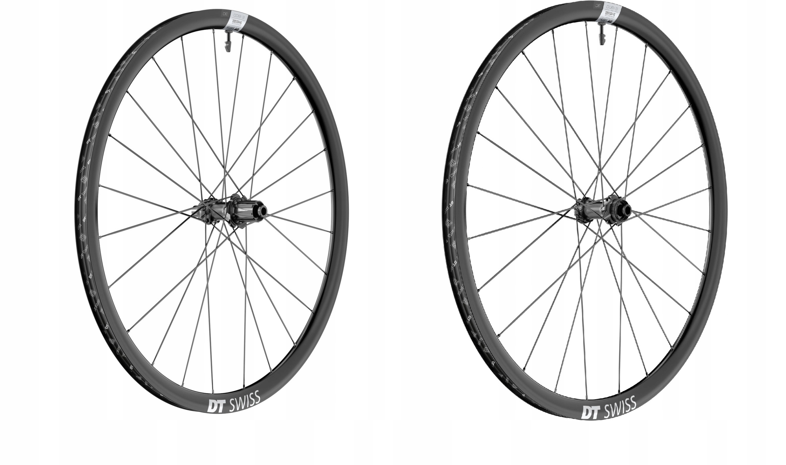Dt Swiss koła E1800 Spline 30 CL 12/100mm 12/142 mm Shimano Komplet