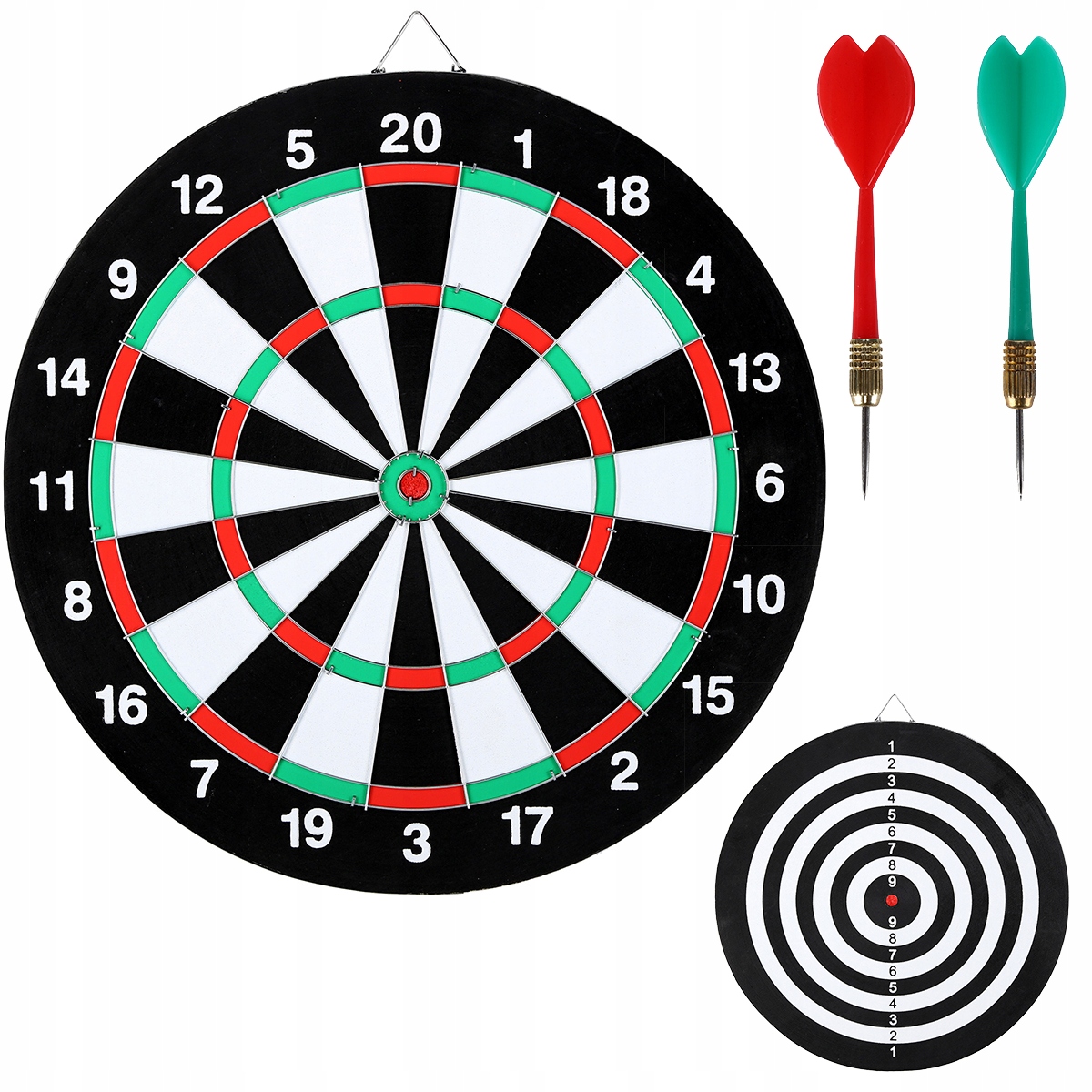 TDN05 2 w 1 DART NILS FUN DWUSTRONNA TABLICA TARCZA STABILNA STALOWE RZUTKI Model TDN05