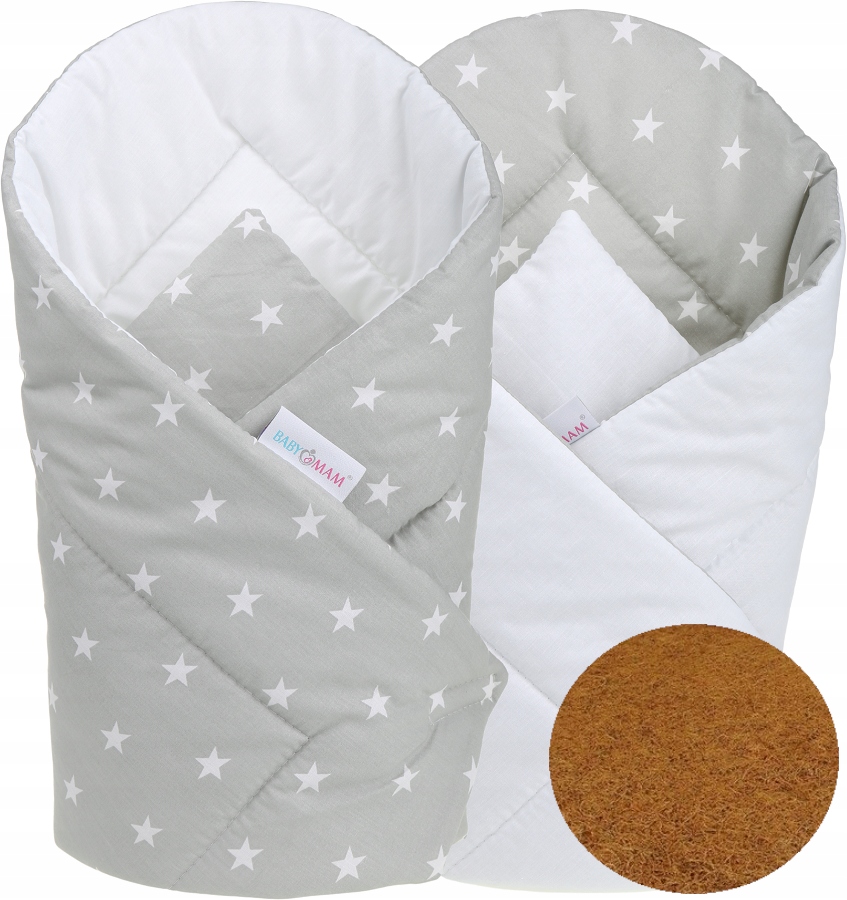 ROŻEK BECIK NIEMOWLĘCY Z WKŁADEM KOKOSOWYM USZTYWNIANY BAWEŁNA BABYMAM