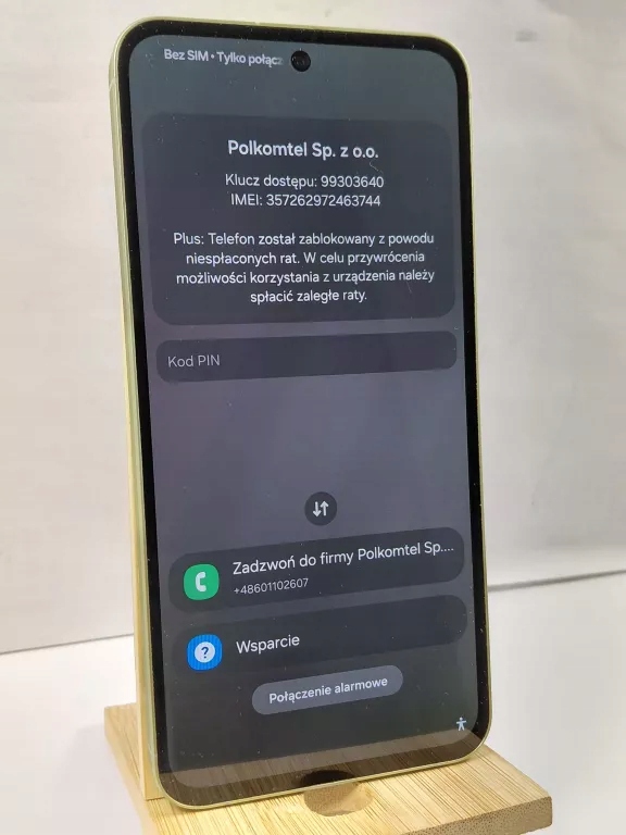 Smartfon Samsung Galaxy A55 8 GB / 128 GB 5G żółty Awesome Lemon