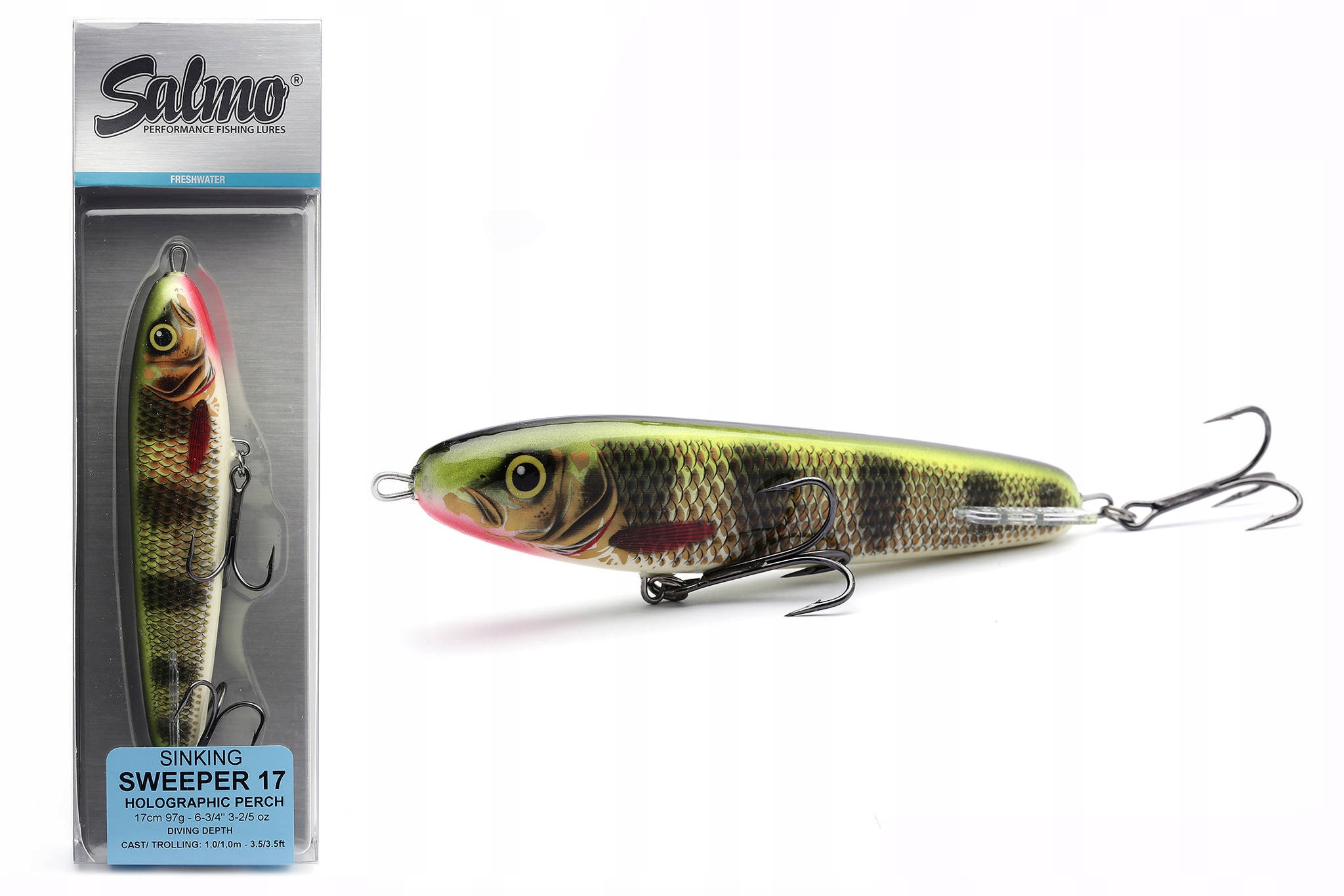 Wobler Salmo Sweeper Sinking 17 cm