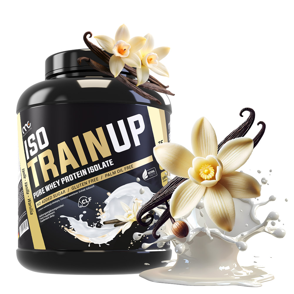 Muscle Clinic IsoMaxUp Wpi 700 g – čistá hmota, enzymy bromelain Vanilla