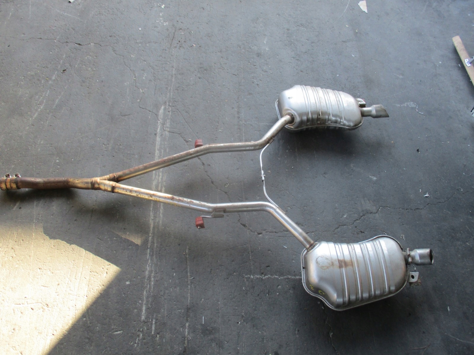 muffler, exhaust AUDI A8 D3 3,0TDI 4E0253612E