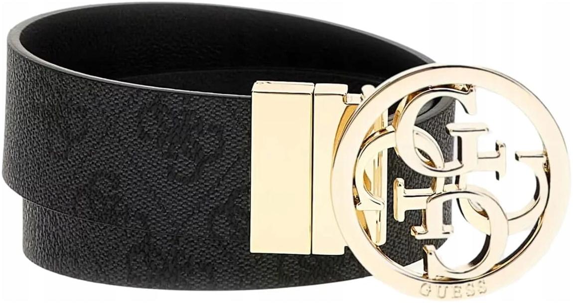 Pásek Pásek Guess Elegantní Ke Kalhotám S Přezkou Šedý BW9166 P4235