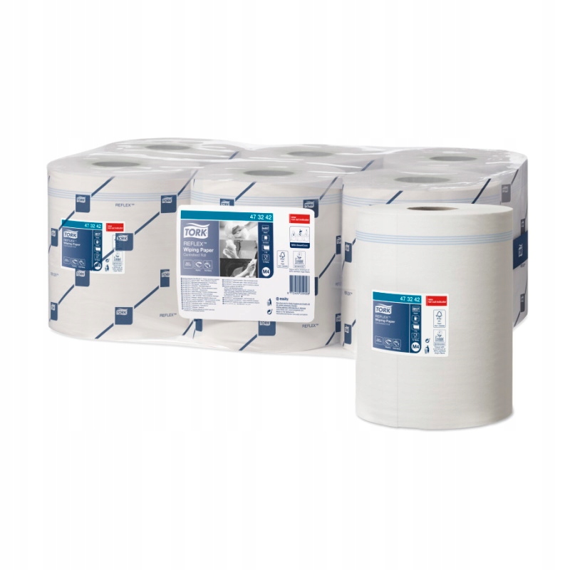 Tork Reflex 473242 Czysciwo papierowe w roli M4 x6 Weight 8 7 kg