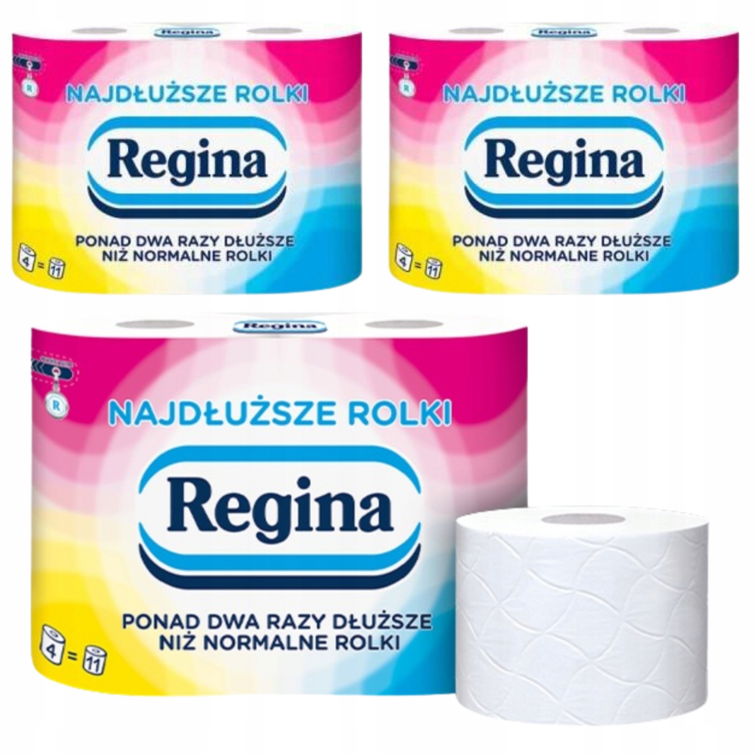 TOALETNÝ PAPIER NAJDLHŠIE REGINA 3 Balenie