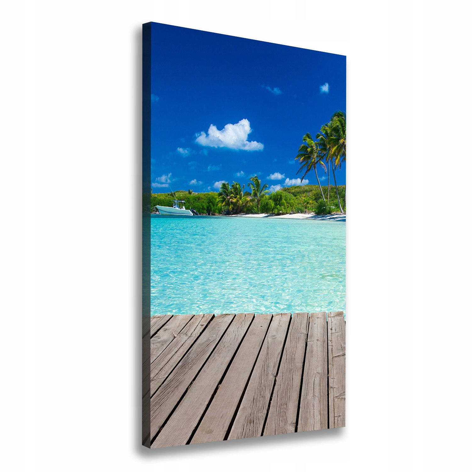 

Foto obraz na płótnie Tropikalna plaża 60x120 cm
