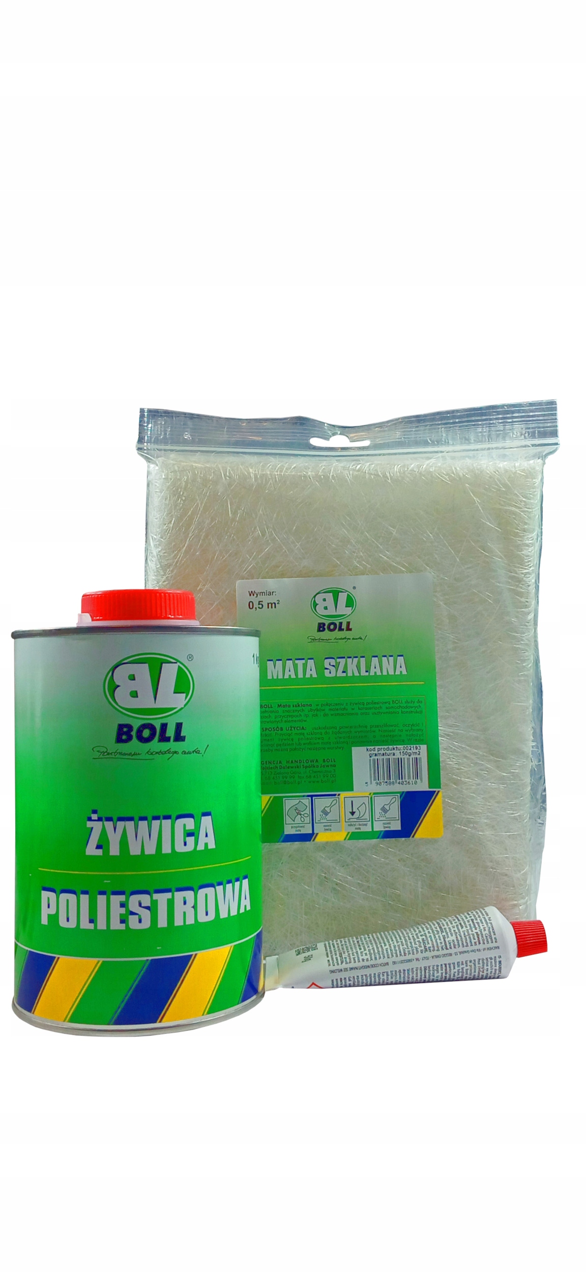 

Boll Żywica Poliestrowa Z Utwardzaczem Mata 1KG