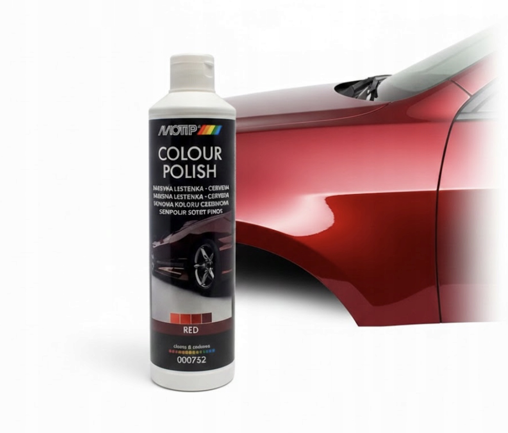 Motip Mleczko koloryzujące do karoserii Czerwone 500ml