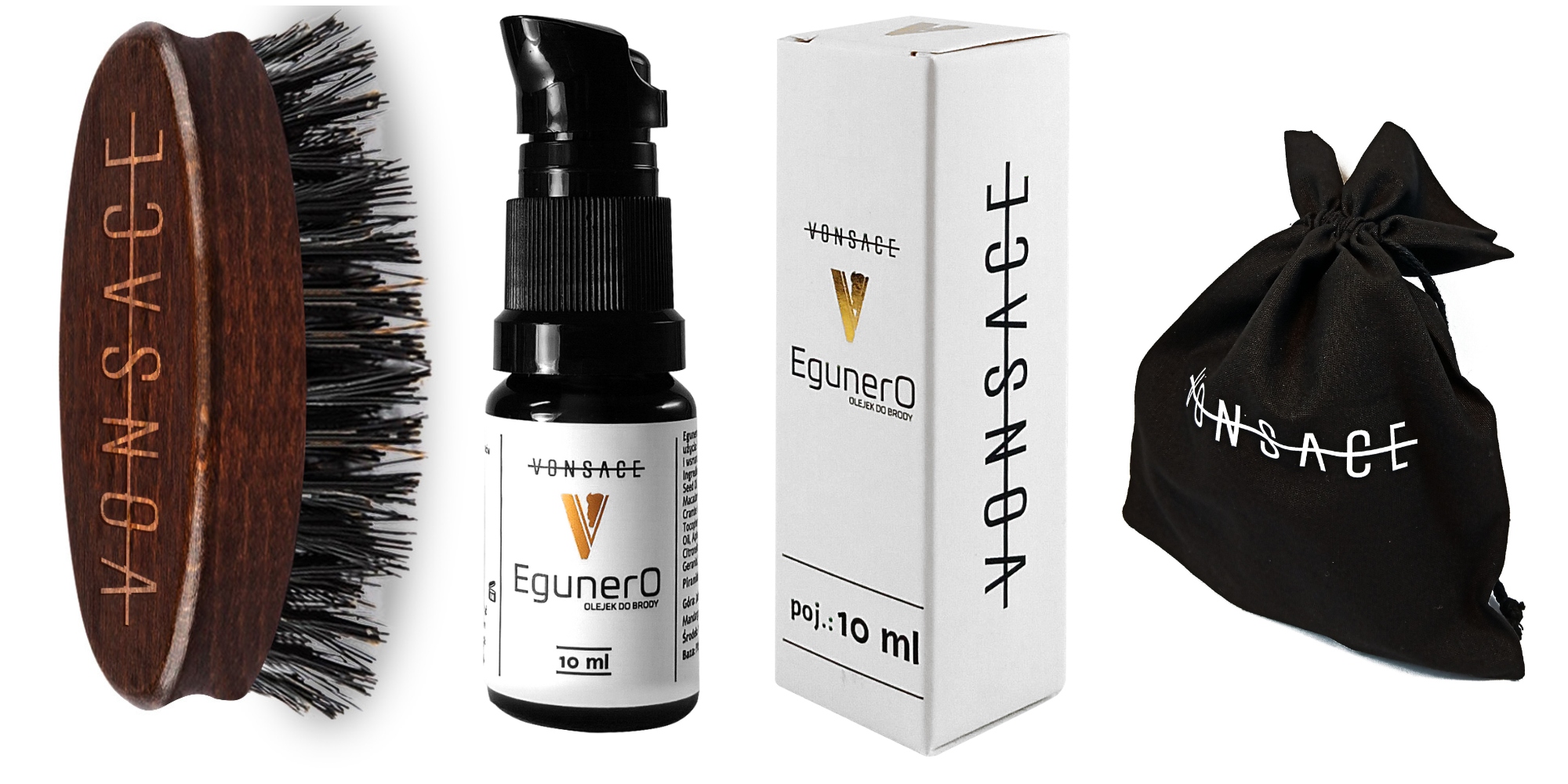 Zestaw brodacza - Olejek 10ml i Kartacz Vonsace