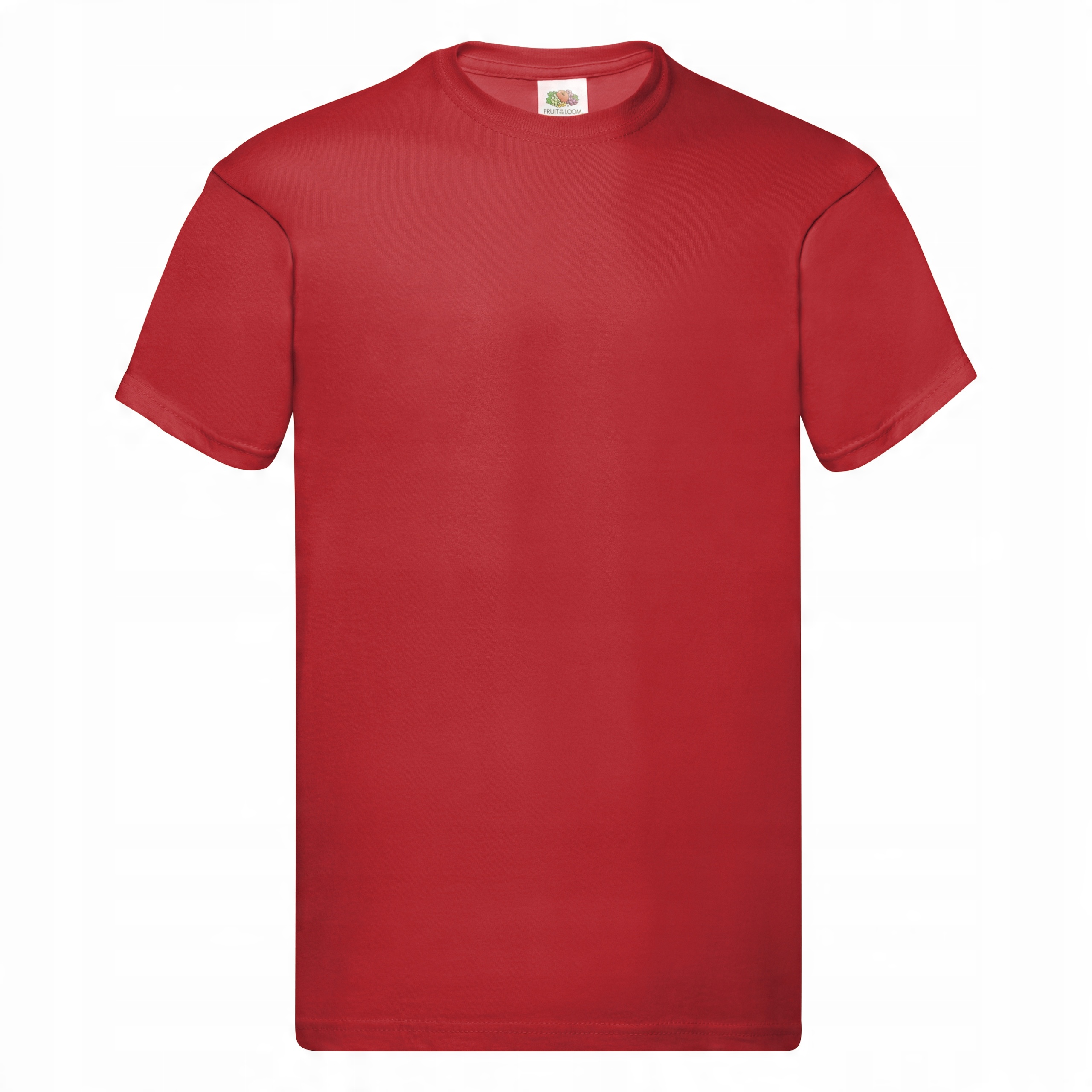 

T-shirt Koszulka Fruit Of The Loom Red Czerwon XXL