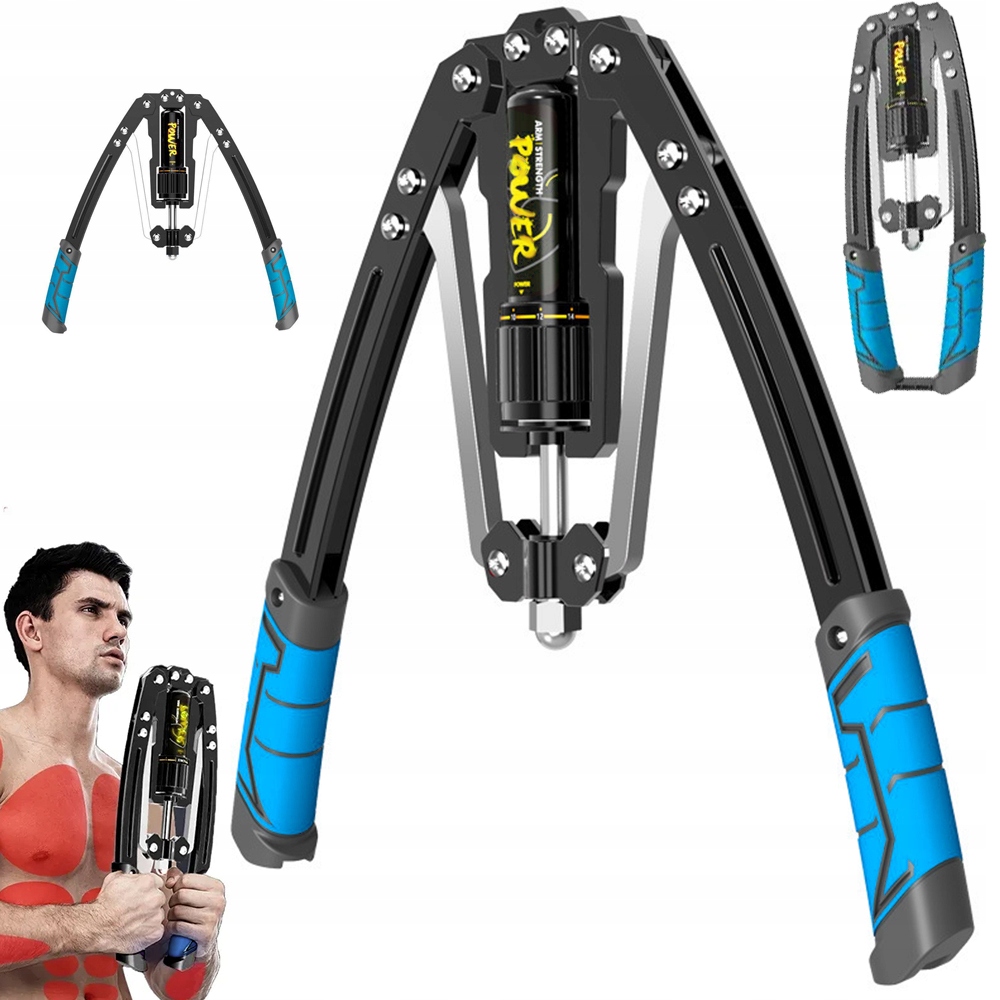Power Twister Odporová Pružina Tréninkové Vybavení 10-200 Kg Pevná Ocel Pu
