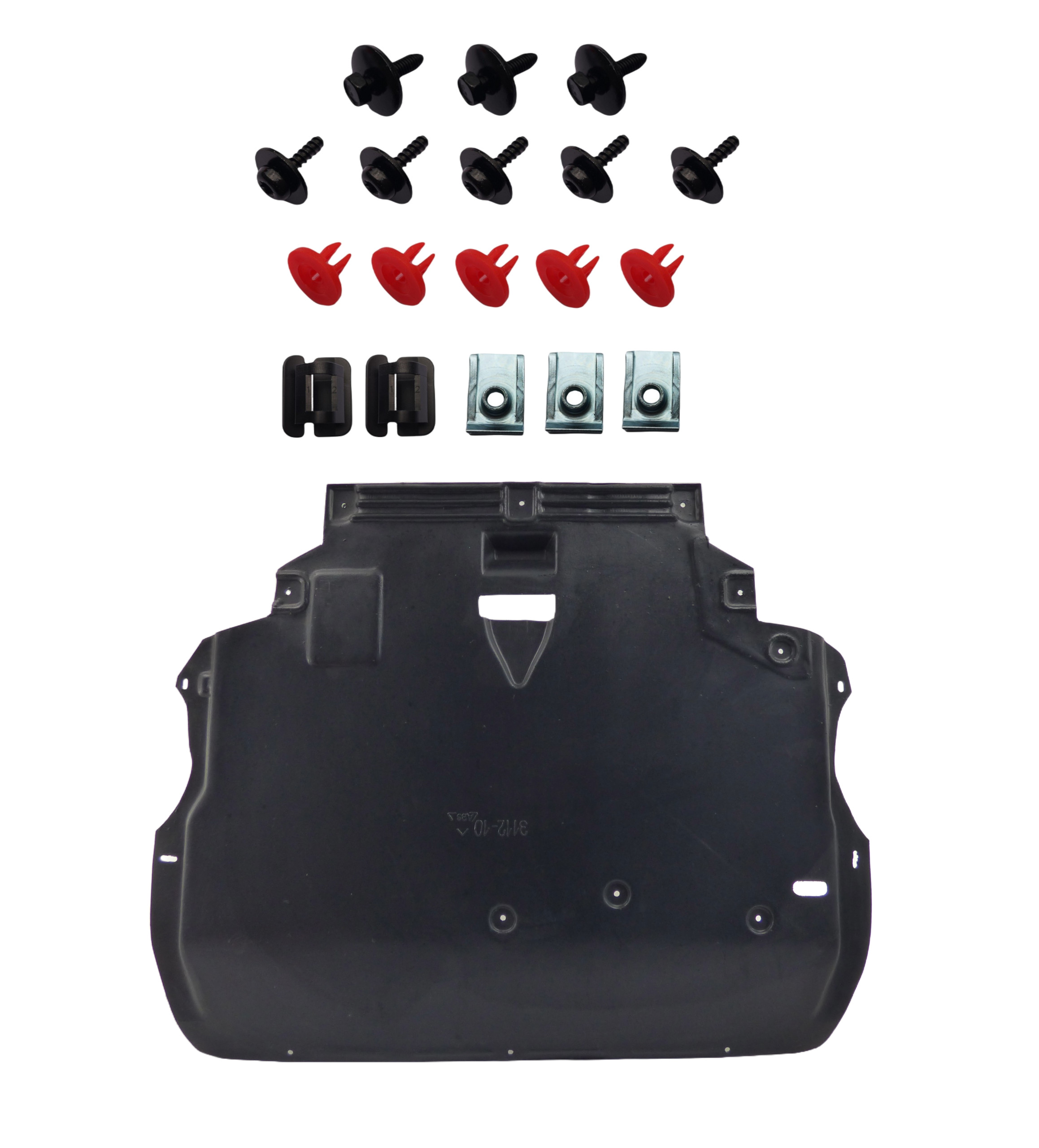 Volvo V40 2011-2019 osłona pod + spinki