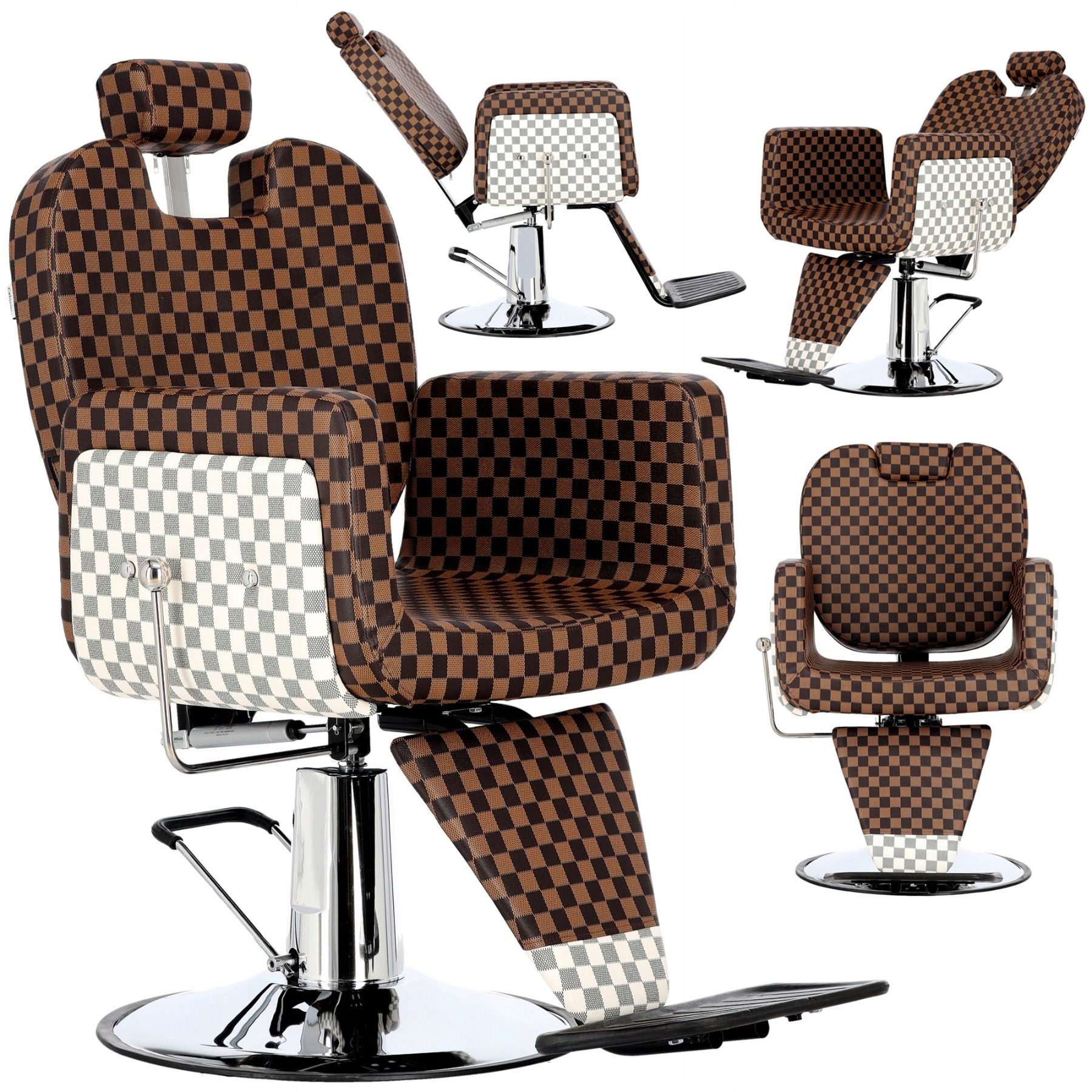 Kadeřnické křeslo barberské hydraulické pro kadeřnický salon Aion