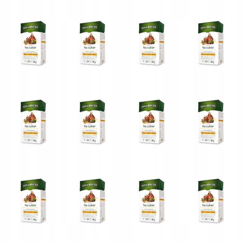 Mnichovy bylinky Na cukr 20tb/40g X12