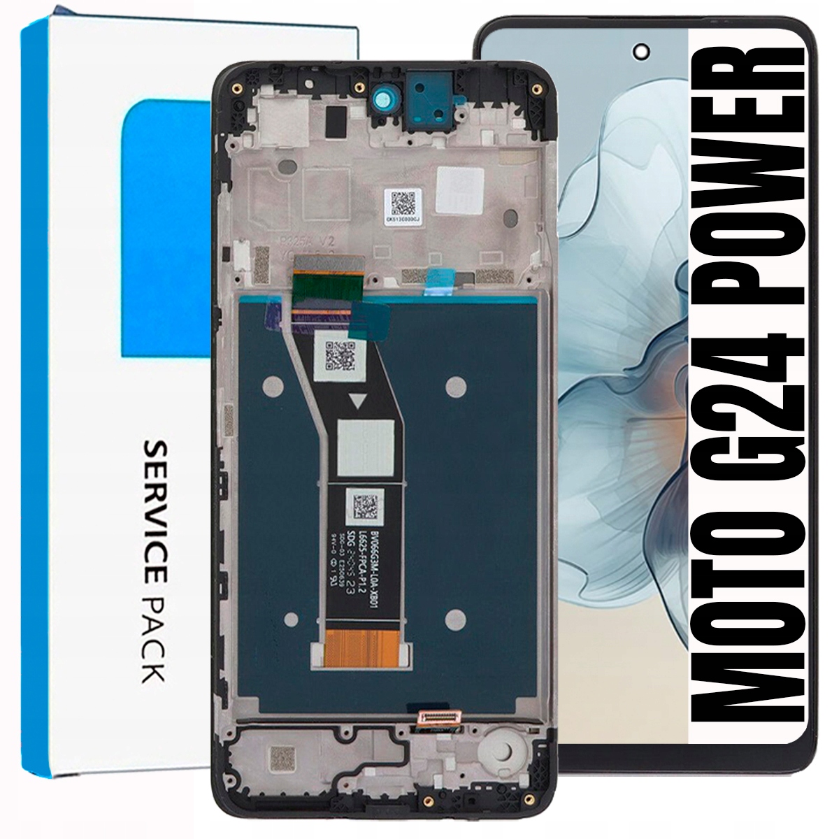 Displej Pro Motorola Moto G24 Power Originál LCD Rámeček