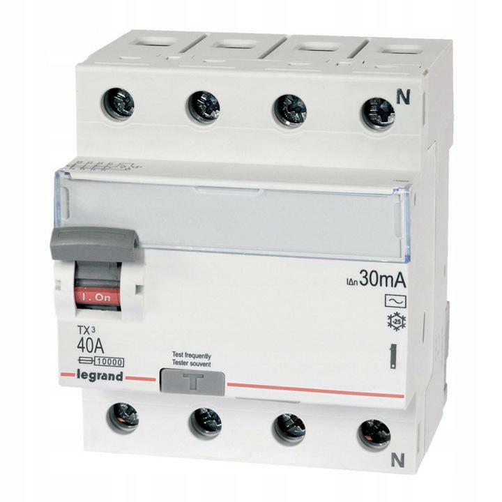 Vypínač růžový P304 40A/30mA Ac TX3