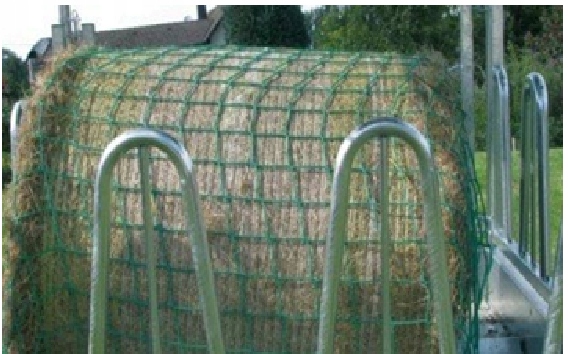 Síťka Na Seno Na Balíky Pro Koně Zelená Šířka 2,8 m Očko 10 cm Kerbl