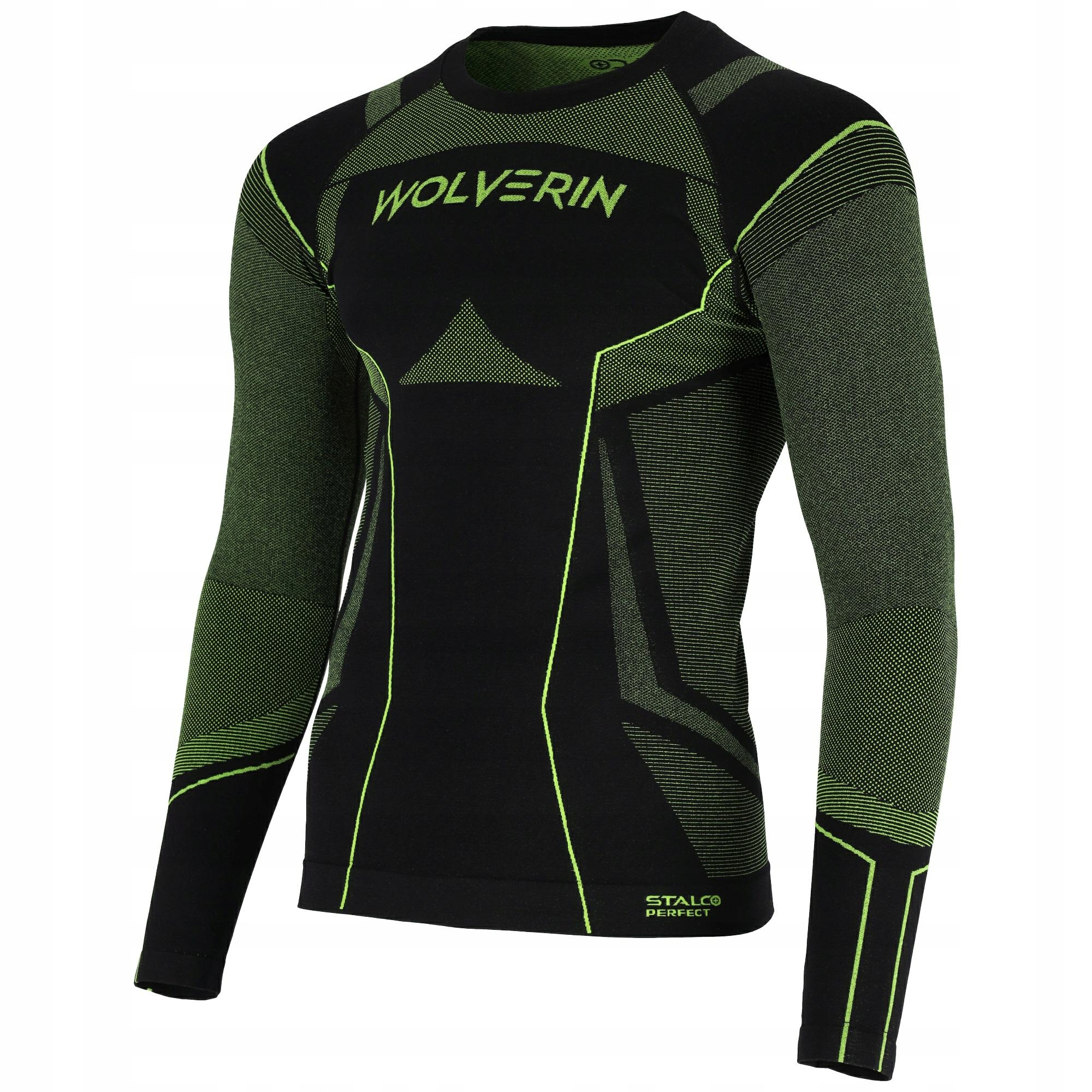 Koszulka termoaktywna bezszwowa Stalco Wolverin czarna rozmiar L/XL