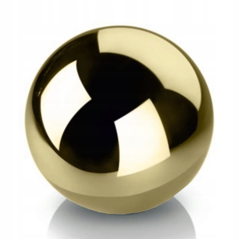 

Złota kula stalowa dekoracyjna Ø 20 cm