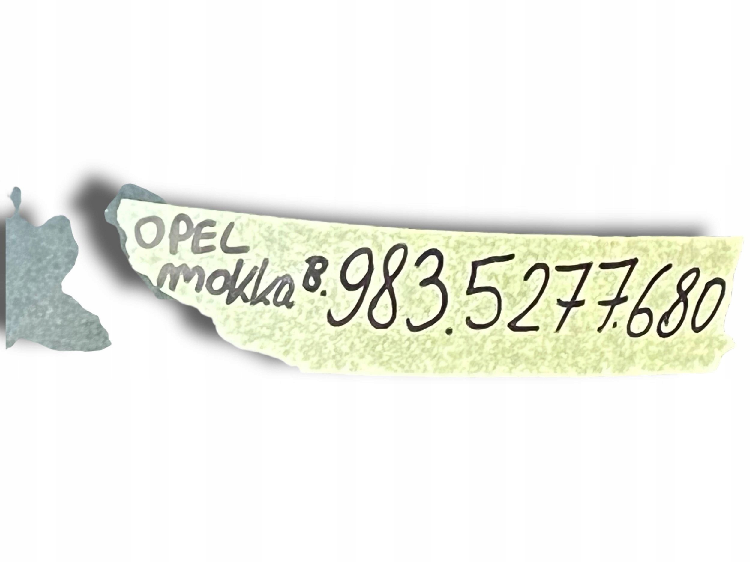 SPOILER Paraurti OPEL MOKKA II 2020-> 9835277680 !J