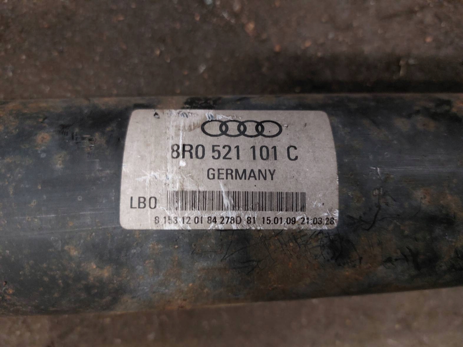 Antriebswelle AUDI Q5 8R 8R0521101C 3.2 FSI