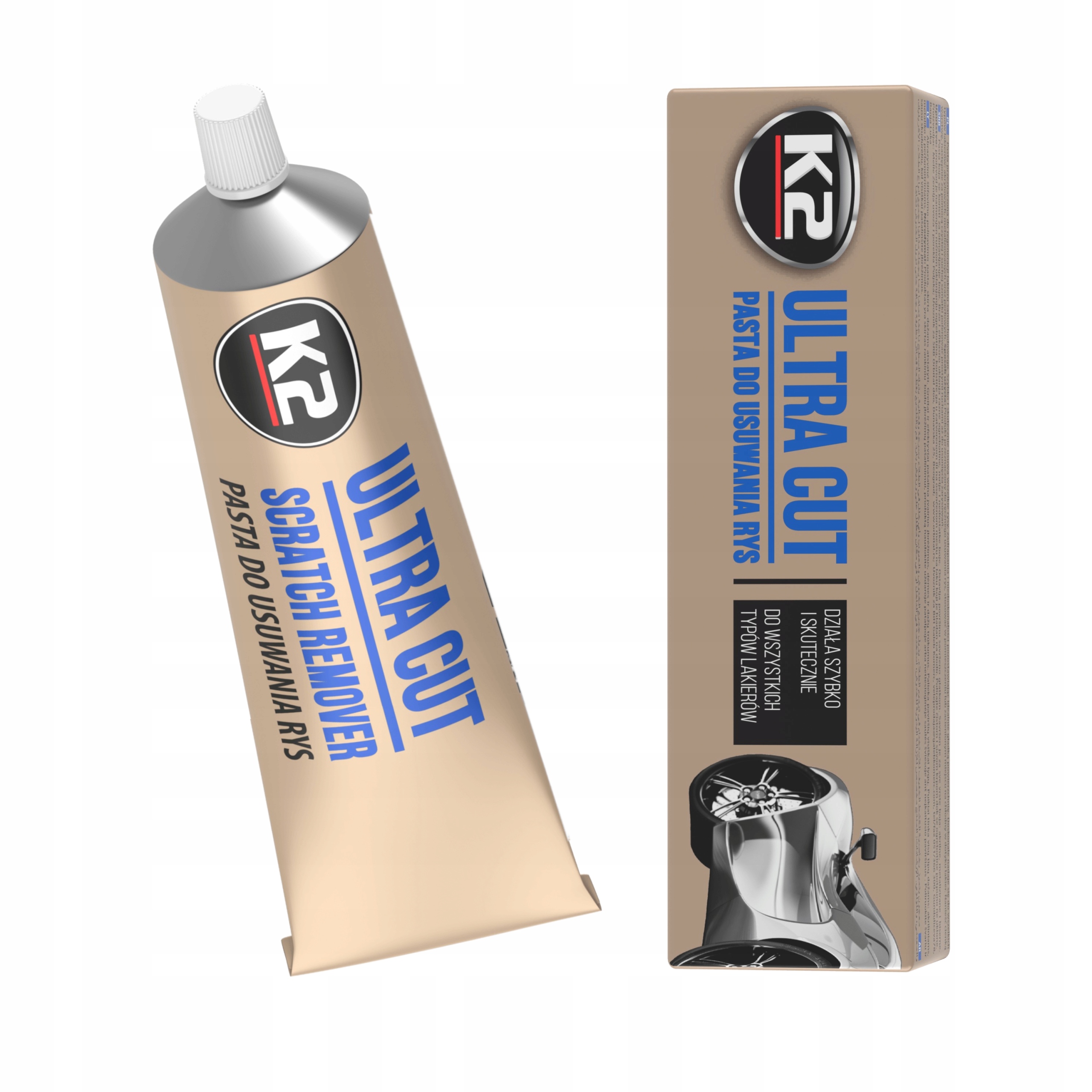 K2 CUT Pasta Polerska do Polerowania USUWANIA RYS