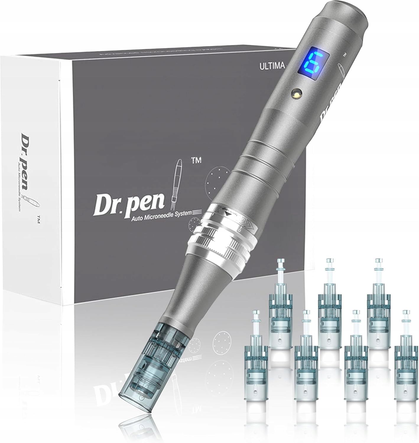 Nowy Dermapen Dr Pen Ultima M8-MTS Bezprzewodowy Do Mezo 12 Kartridzy