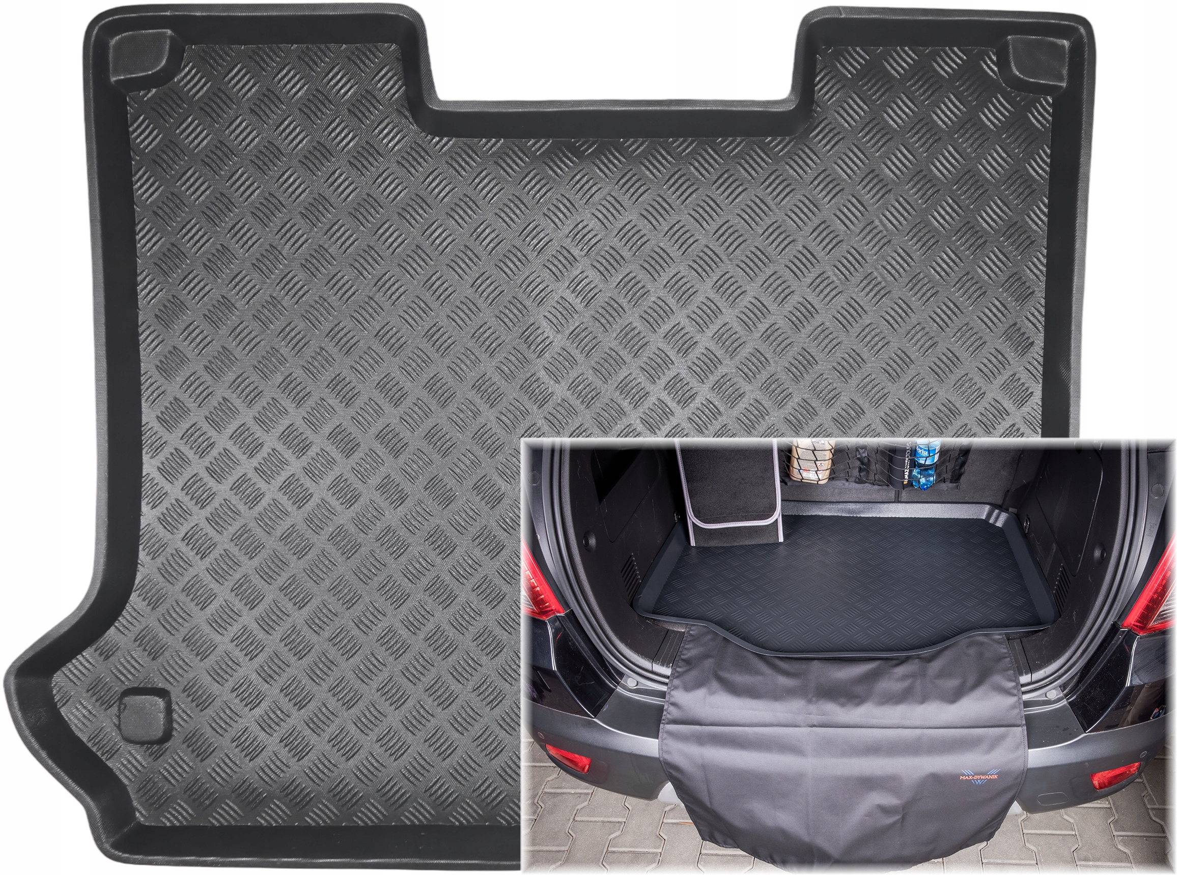 Fiat Doblo Panorama 02-10 Rohož do kufru krytka MultiProtector