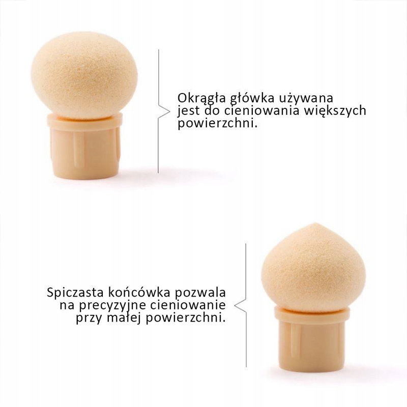 Pędzelek do ombre Aplikator gąbka stempel hybryda Marka La Diosa