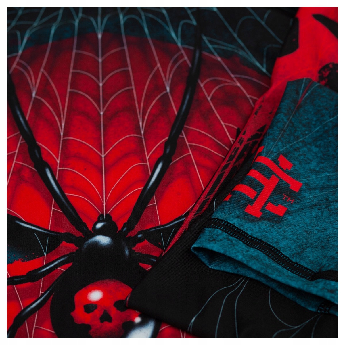 Rashguard Koszulka na Siłownię męska WIDOW M EXTREME HOBBY Kolor dominujący czarny