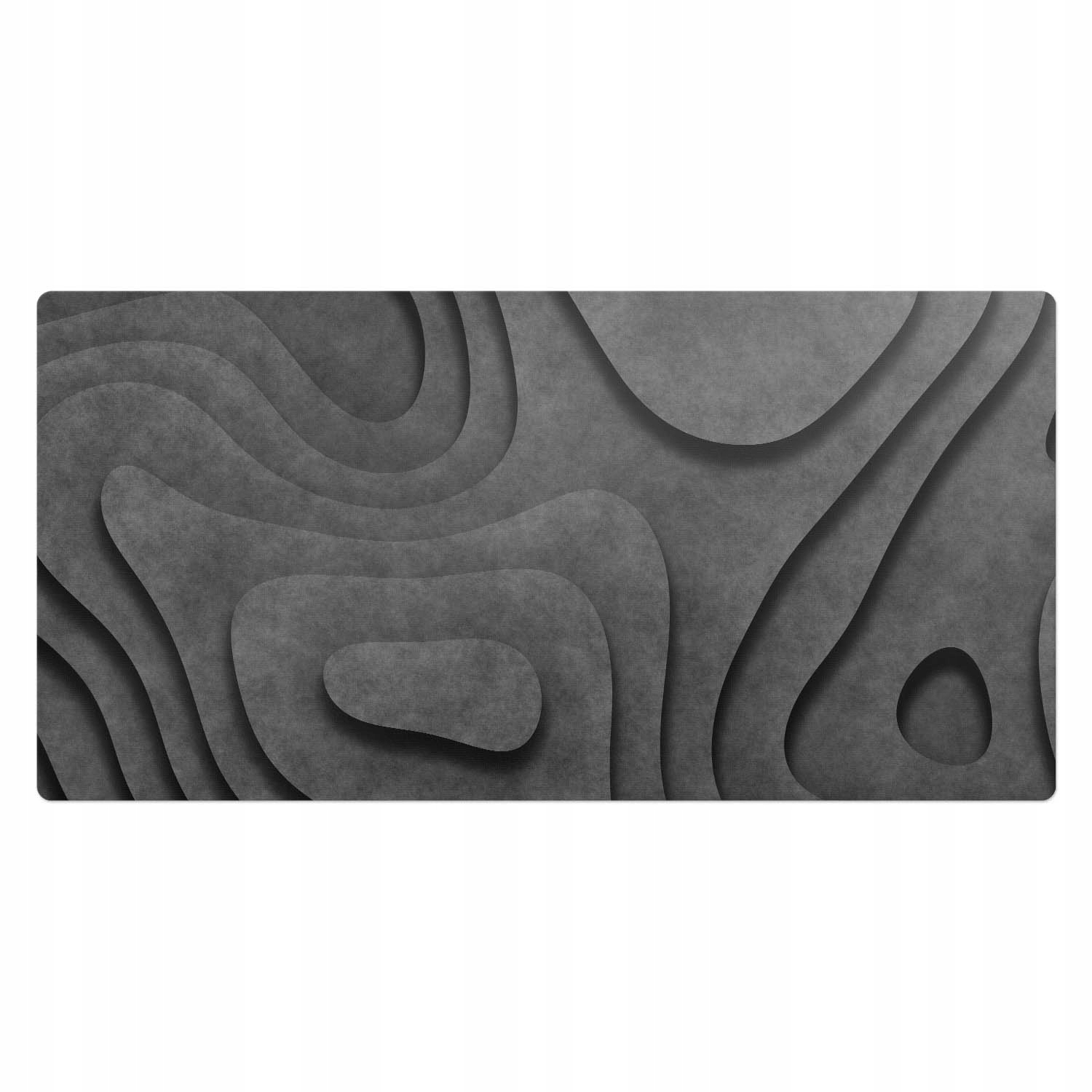 Dekorativní podložka se vzorem na psací stůl Dynamické vlnové tvary 100 x 50 cm