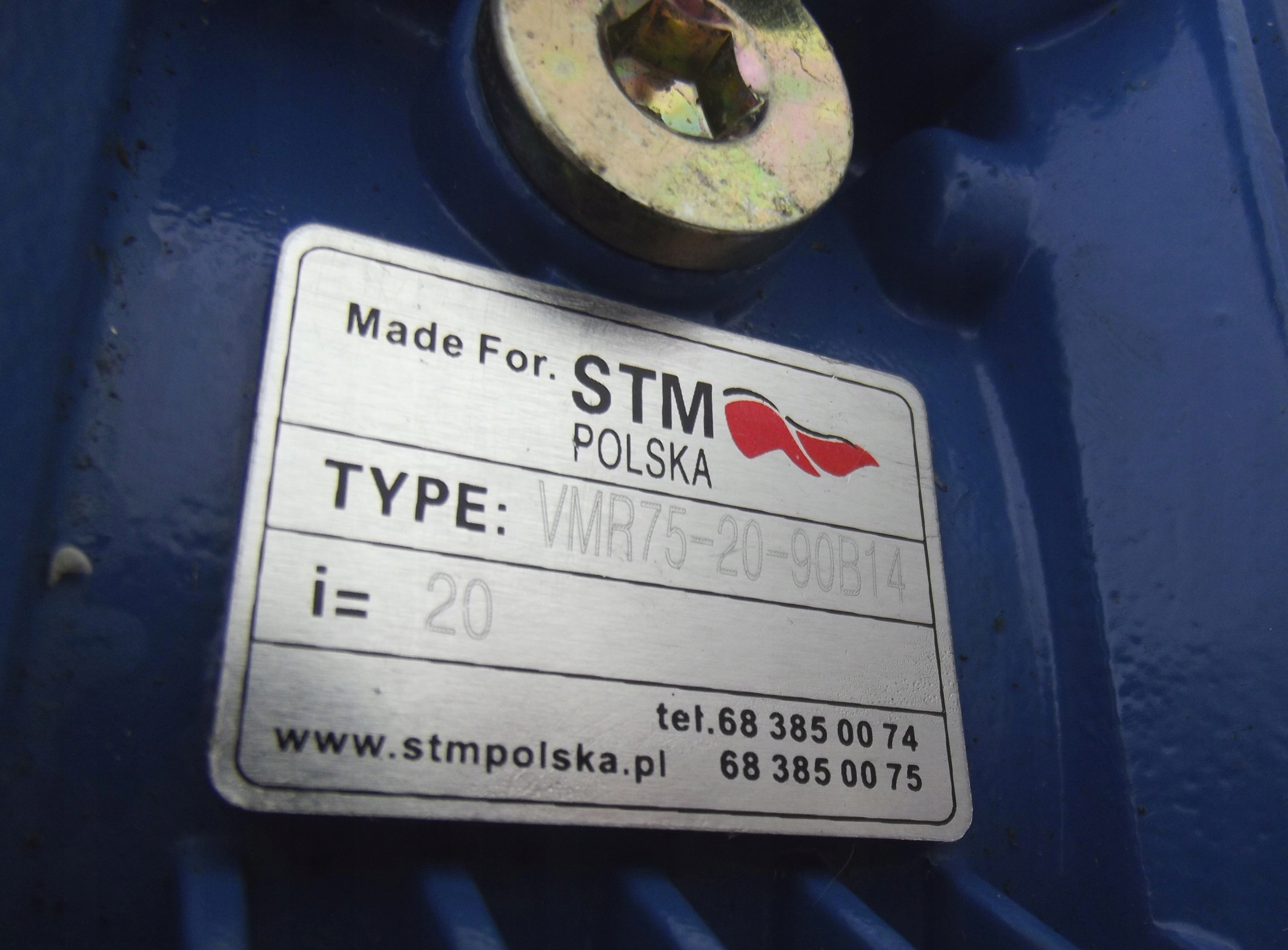 MOTOREDUKTOR SILNIK 2,2kW 450V PRZEKŁADNIA VMR75 Moc znamionowa 2200 W