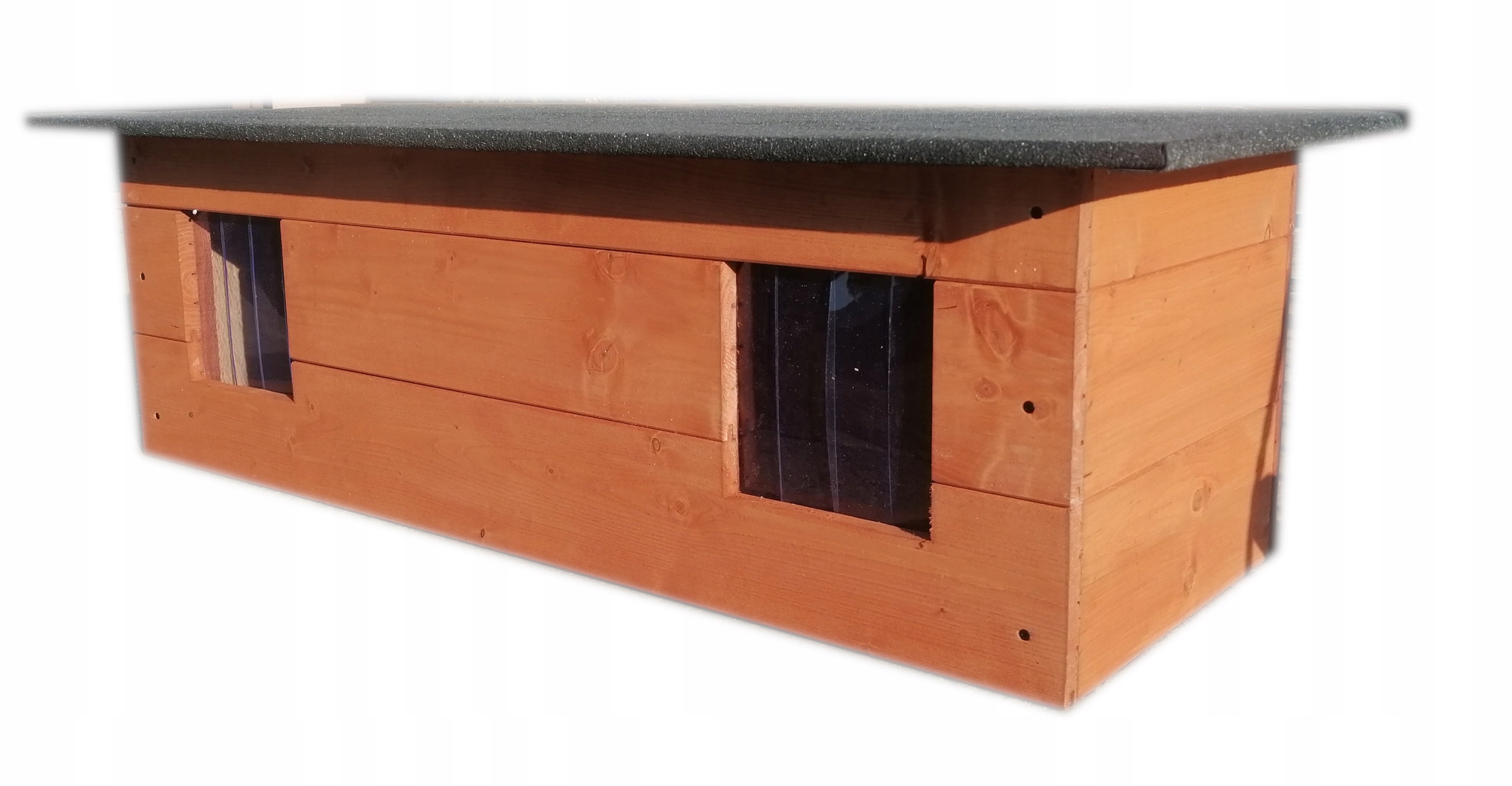 Buda dla kotów z kurtynami, ocieplana buda dla kota kotów, domek dla kota