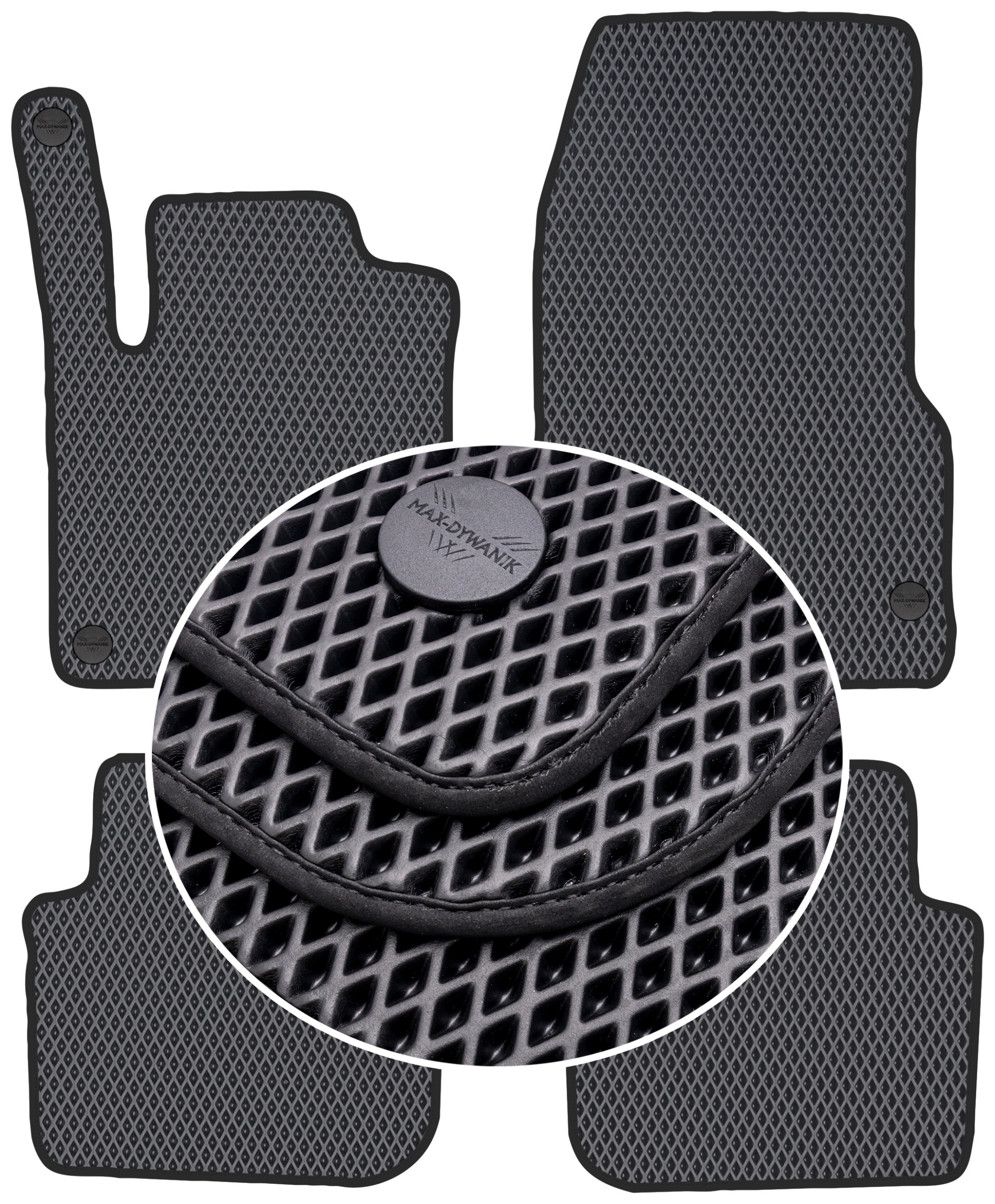 Smart Forfour I 2004-2006 Koberce Eternity Čierne