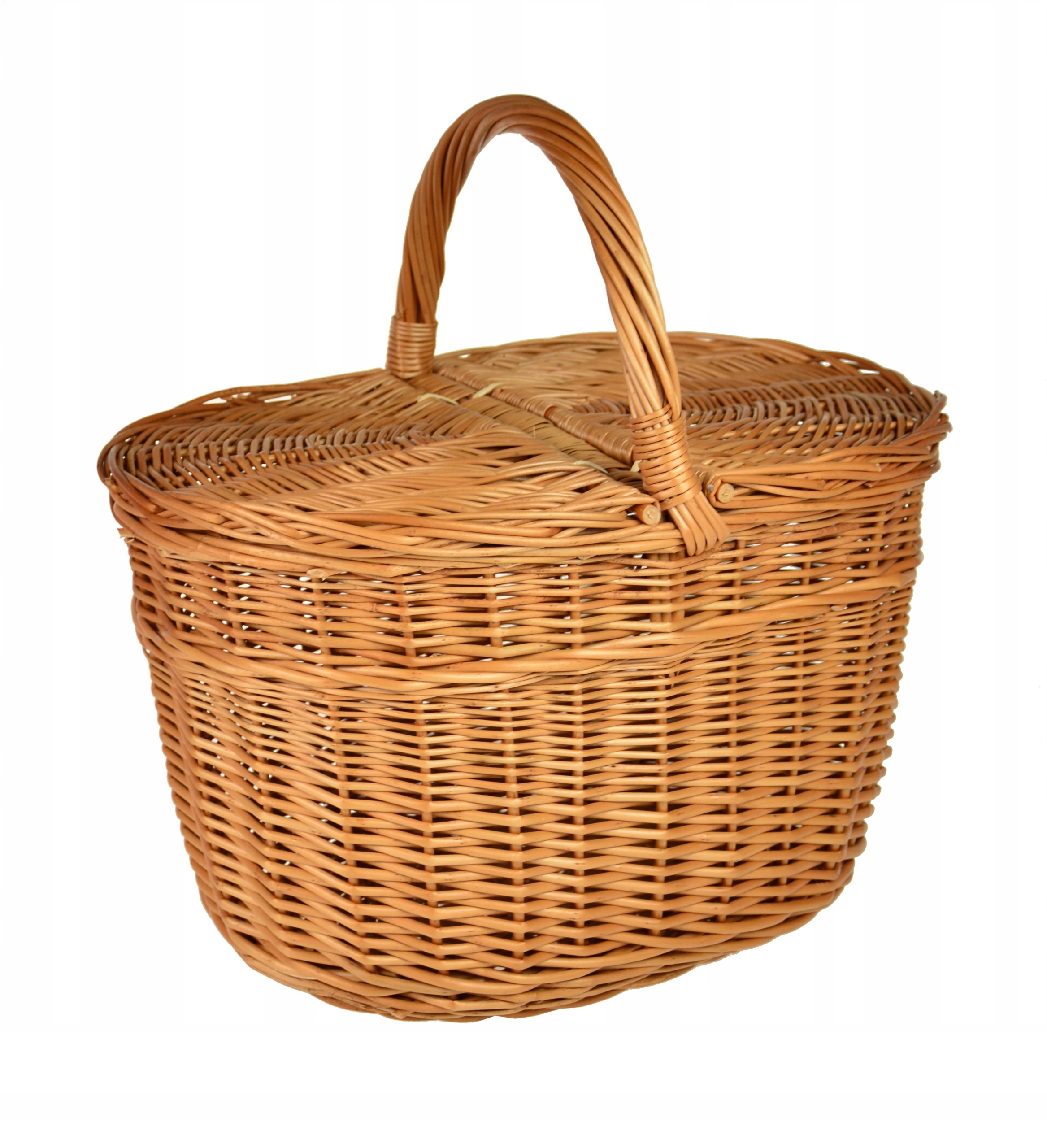 KOSZYK NA PIKNIK wiklinowy kosz PIKNIKOWY WYSOKI Marka inna