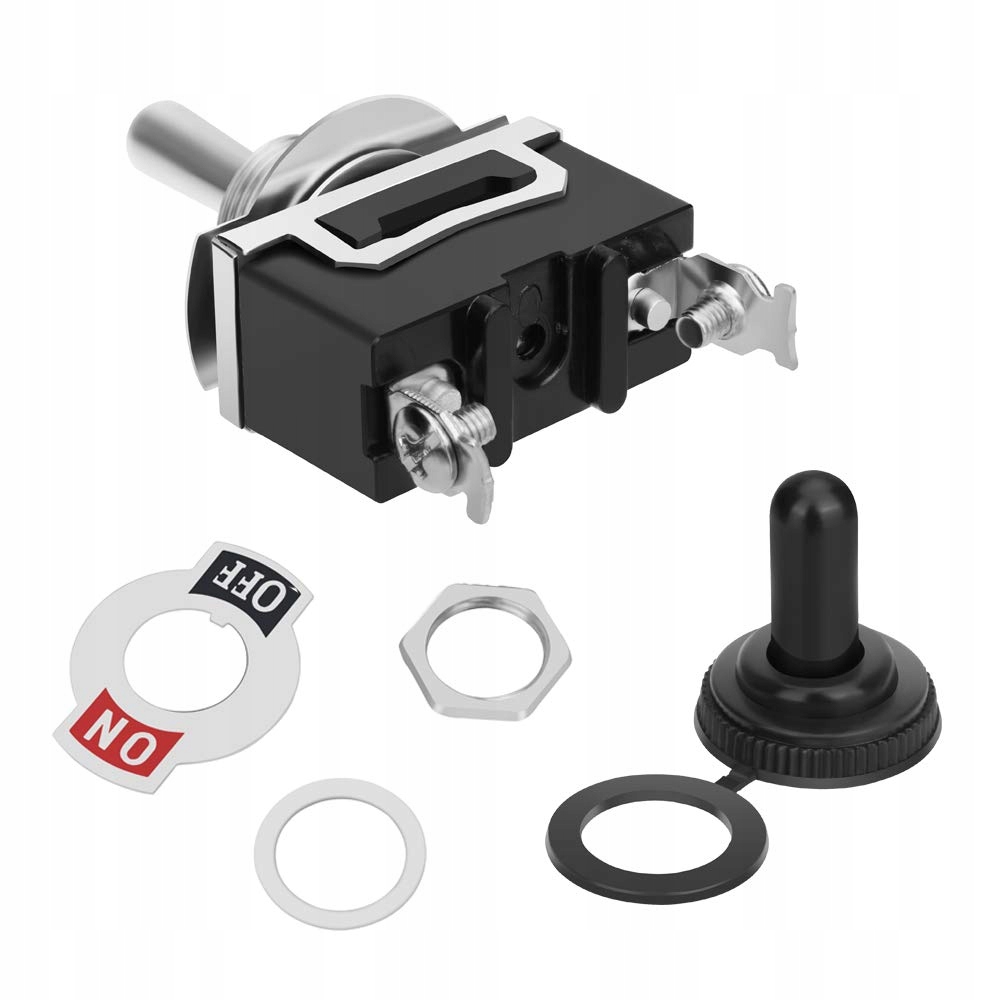 PRZELACZNIK HERMETYCZNY ON/OFF 2 piny 3 sztuki z osłoną przeciwpyłową Kod producenta 6942422603640