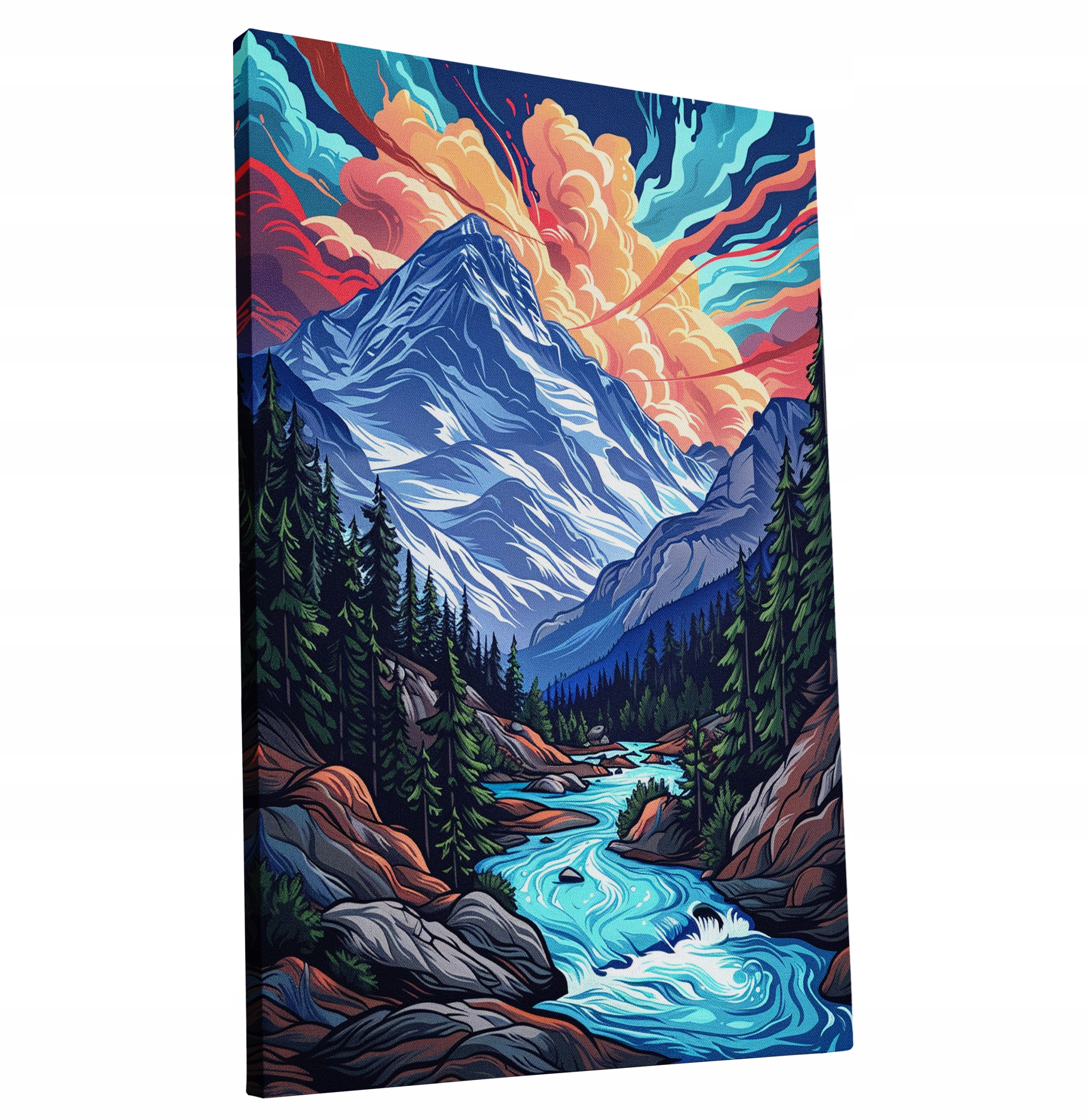 Obraz na plátně Malebná horská krajina do domu obývacího pokoje 80x120
