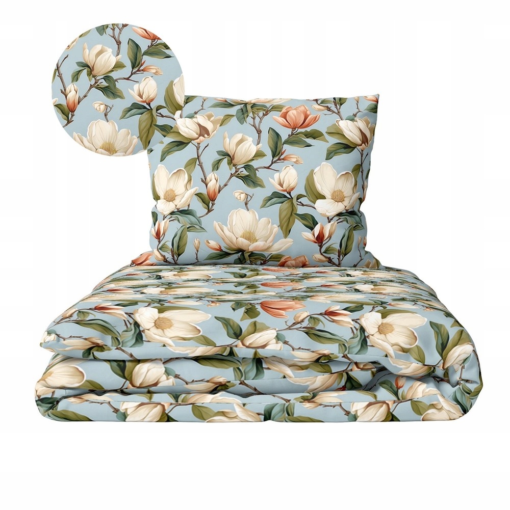 Hotelové Povlečení 160x200 1 povlak na polštář Bavlna 100%, vzor: jabloňový sad máta