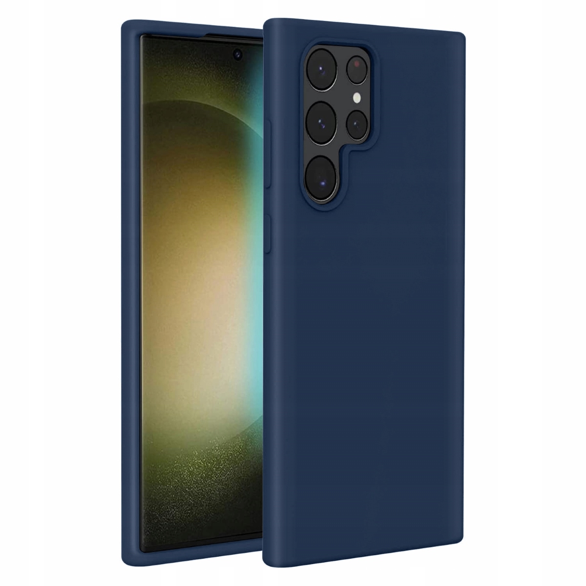 

Etui Granatowe Silikon Case do Samsung S23 Ultra
