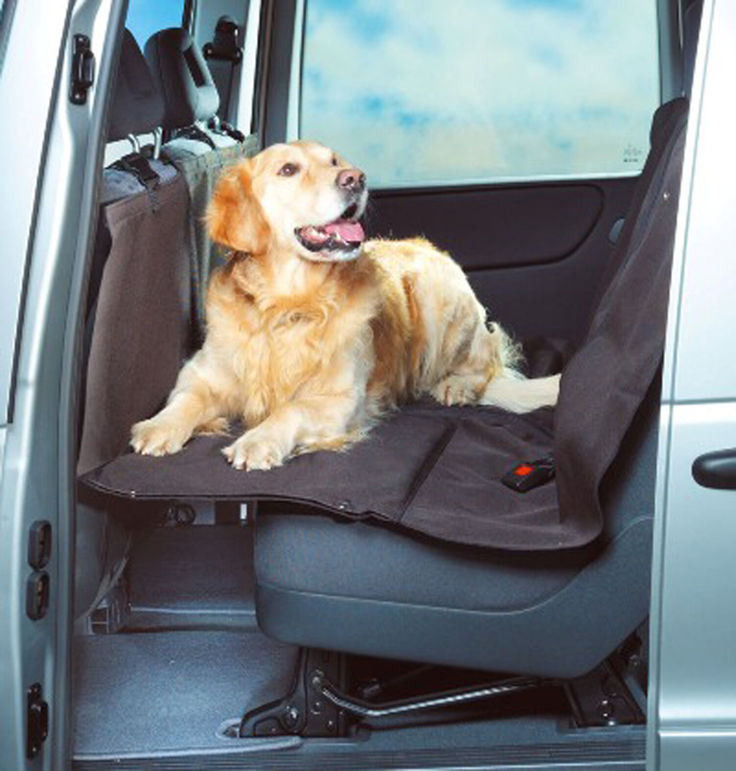 Levně Ochranná podložka automobilová pro psa s mostem