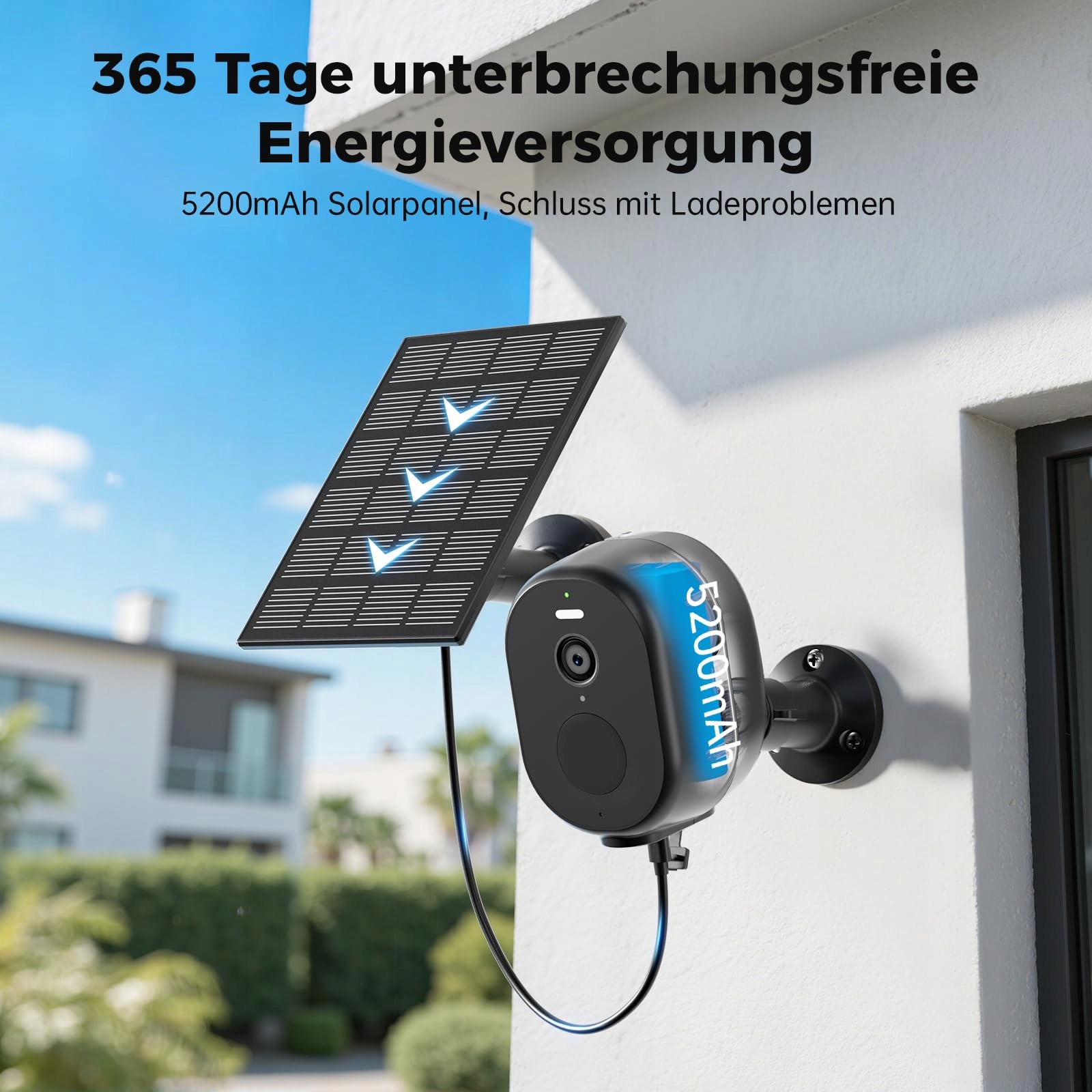 WOOX Kamera Zewnętrzna Solar 4MP WLAN Bezprzewodowa IP65 Nocna Wizja — miniatura 2
