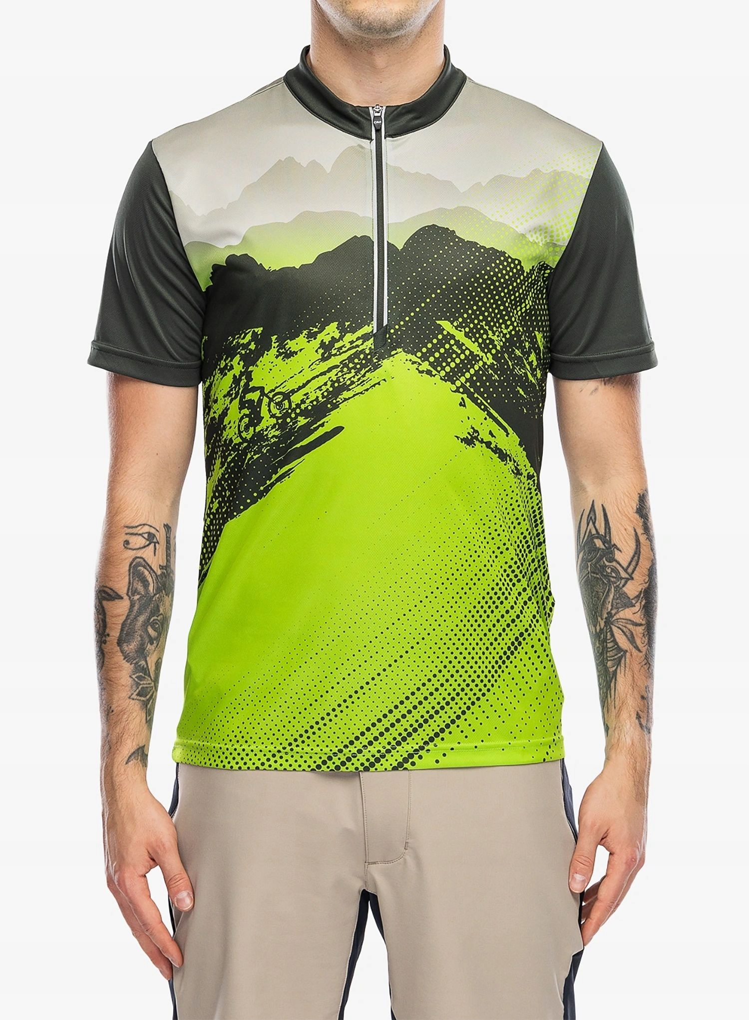 Cyklistický dres Cmp Crey T-Shirt pin/mela/sage 54 (XXL)